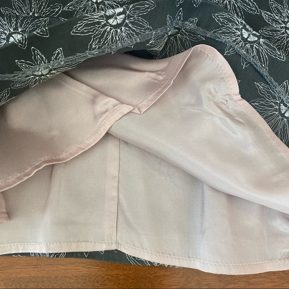 Anthropologie Ruth Dress Floral Strapless Gray Size 4 - Picture 14 of 14